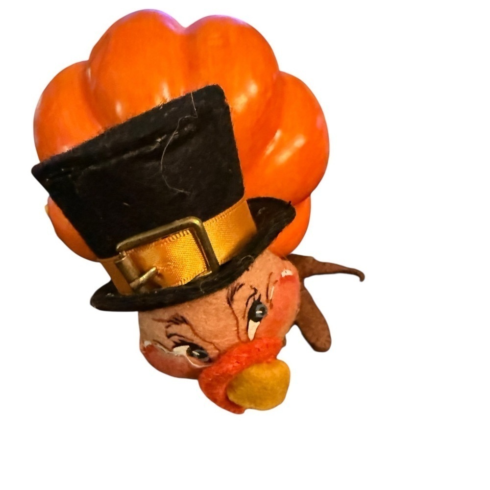 Annalee 5” Turkey Pumpkin Figurine 🦃🎃 (2005) Thanksgiving Collectible - Picture 2 of 9
